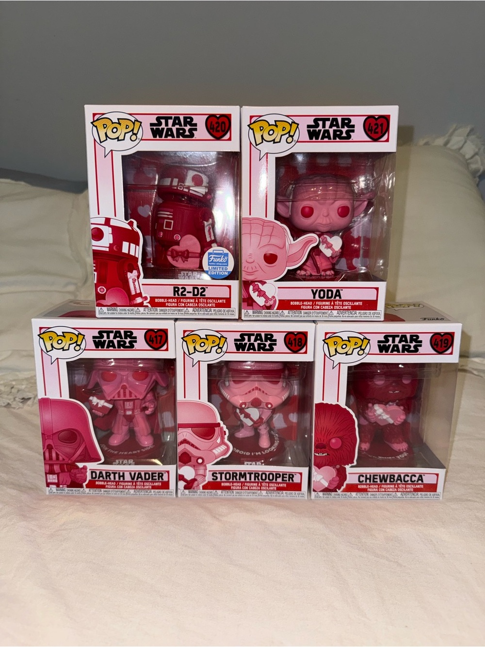 Star Wars Funko Pop Valentines Day Collection